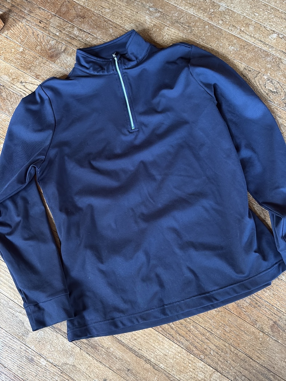 Women's Navy Quarter-Zip Performance Top